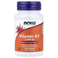 NOW VITAMIN D 3-2000 IU-120 CAP