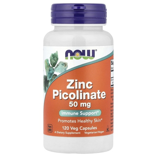 NOW ZINC PICOLINATE 50MG 120 CAP