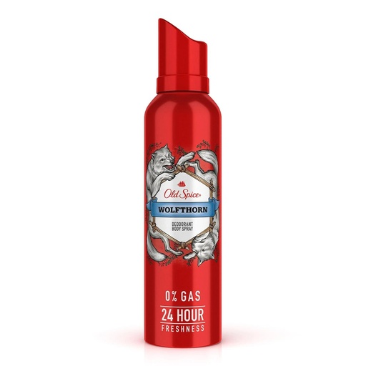 Old Spice Wolfthorn Deodorant Body Spray 24 hour Long Lasting Freshness 140 ML