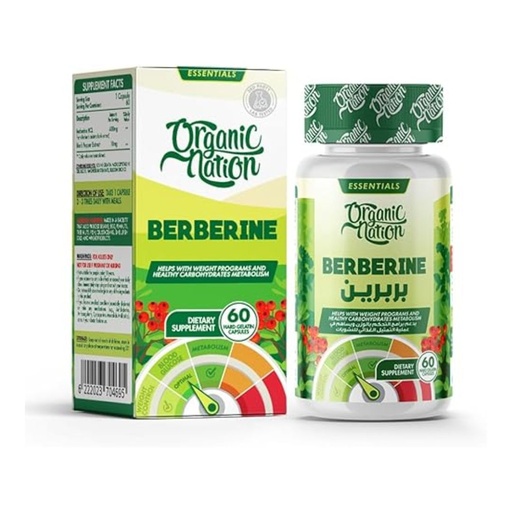 ORGANIC NATION BERBERINE 60 CAP