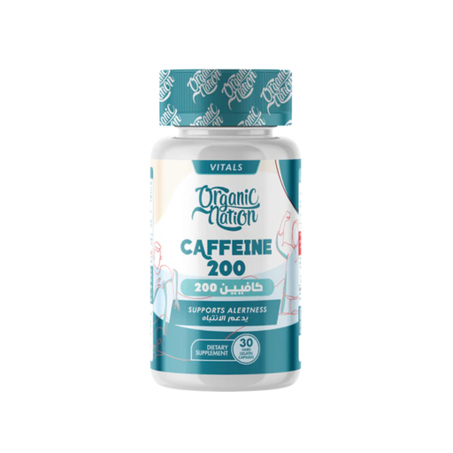 ORGANIC NATION CAFFEINE 200   30 CAP 