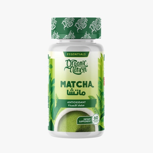ORGANIC NATION MATCHA  60 CAP
