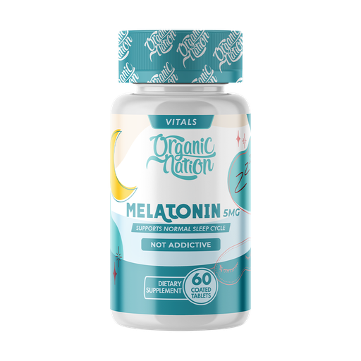 ORGANIC NATION MELATONIN 5 MG 60 TAB
