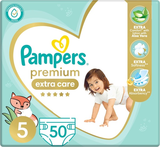 PAMPERS PREMIUM CARE NO.5 50PCS