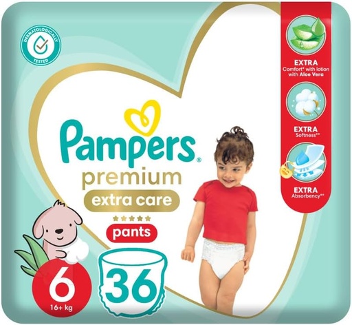 PAMPERS PREMIUM CARE NO.6 PANTS 36 PCS