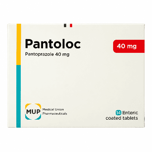 Pantoloc 40 mg 14 Tablets