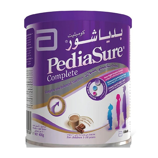 PEDIASURE MILK CHOCLATE 400 GM