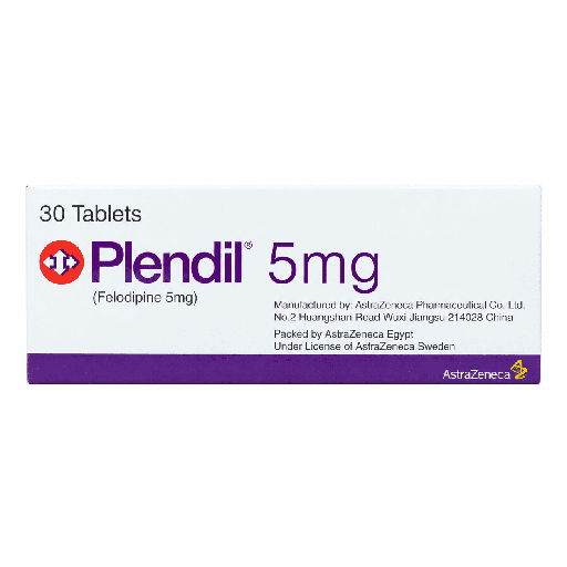 Plendil 5 mg 30 Tablets