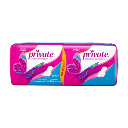 PRIVATE MAXI NORMAL 16 PADS