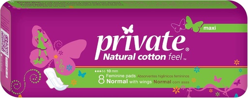 PRIVATE MAXI NORMAL 8 PADS