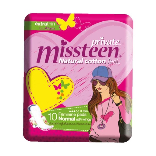 PRIVATE MISSTEEN EXTRA THIN 10 PADS