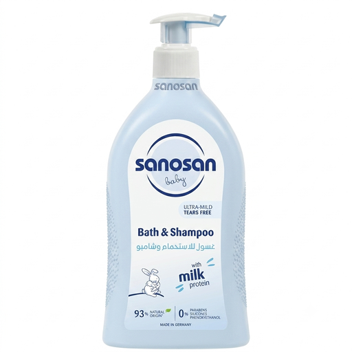 SANOSAN BABY BATH & SHAMPOO 500 ML