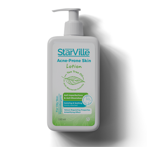 Starville Acne Treatment Face and Body Lotion for Oily Skin, 230 ml