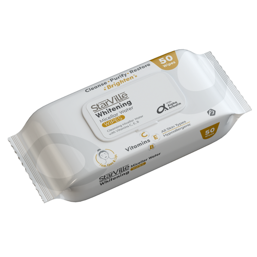 Starville Whitening Micellar Water Wipes 50 pcs