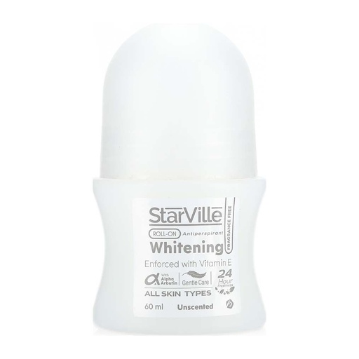 Starville Whitening Roll On Fragrance Free 60 ml