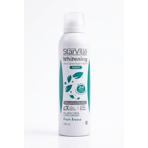Starville Whitening Antiperspirants Spray Fresh Breeze 200 ml