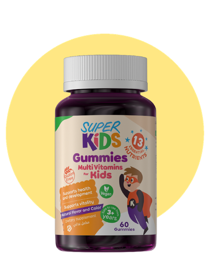 SUPER KIDS GUMMIES MULTI VITAMINS FOR KIDS 120 TAB