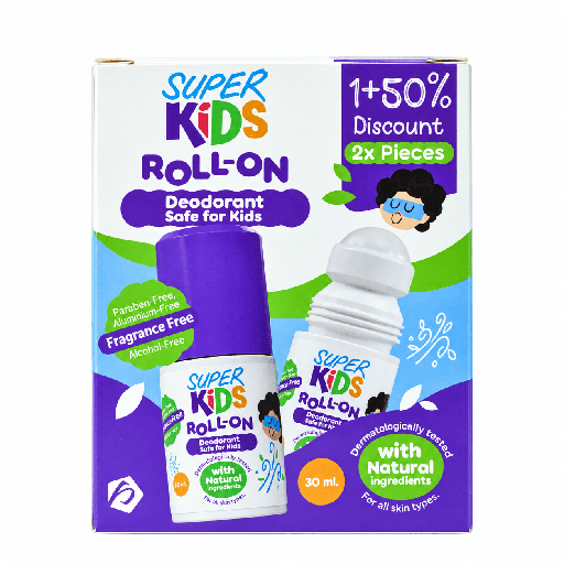 Super Kids Roll-On Unscented 30ml 1+ 50% Second