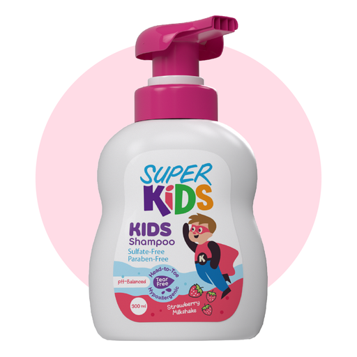 SUPER KIDS SHAMPOO STRAWBERRY  300ML