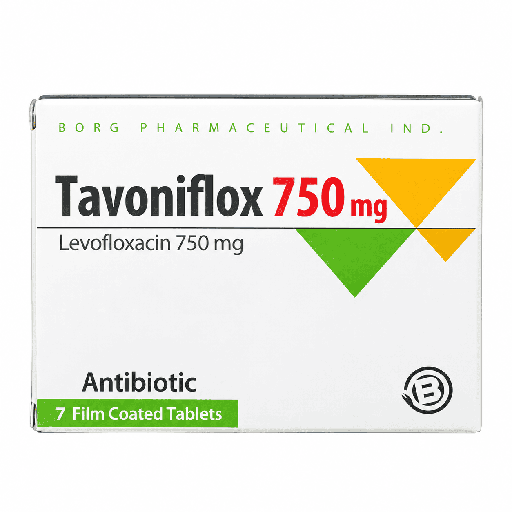 Tavoniflox 750 mg 7 Film Coated Tablets