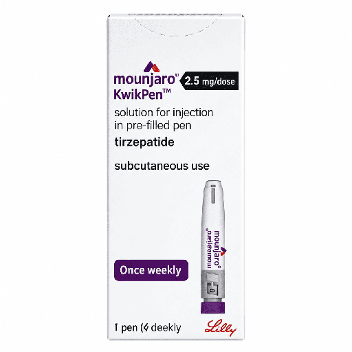 Mounjaro KwikPen 2.5 mg Solution For Injection (1 Pen 4 Doses)