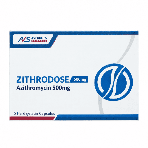 ZithroDose 500 mg 5 Capsules