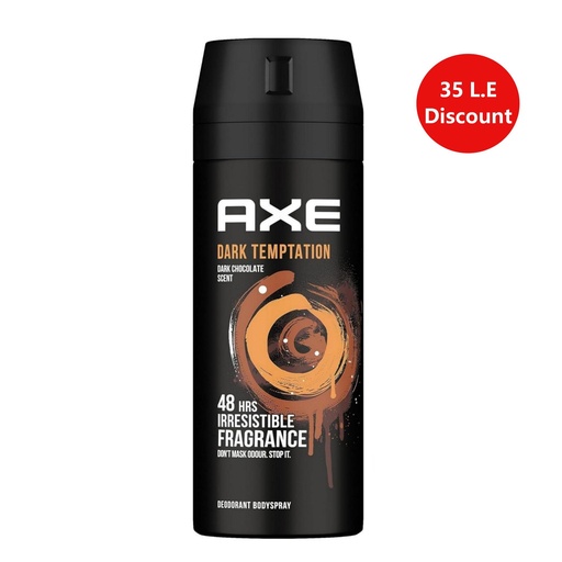 Axe Dark Temptation 48H Deodorant Spray - 150ml (35 L.E Discount)