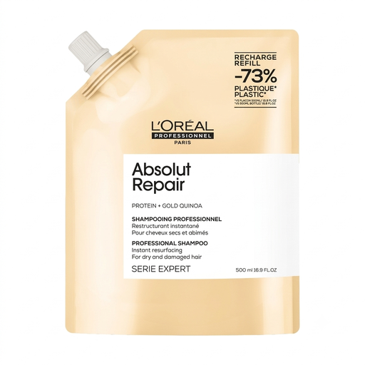 Loreal Professional Absolut Repair Shampoo - 500ml Refill