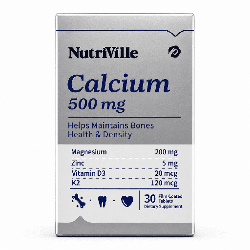 Nutriville Calcium 500 Mg 30 Tab
