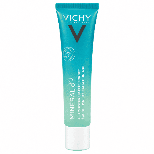 Vichy Minéral 89 Gel Sorbet Mat Hydratation 48h 40ml