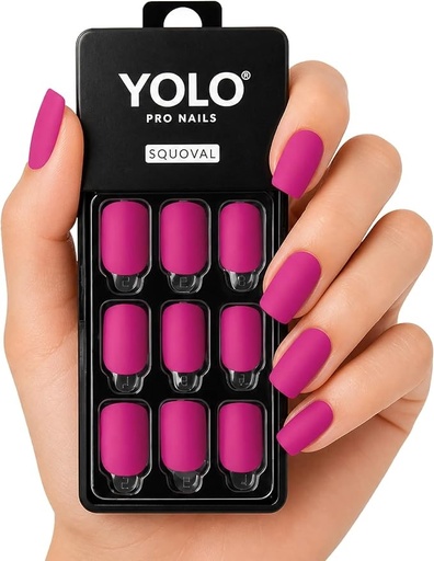 Yolo Squoval Short, Pro Nails SS-116-Bambi