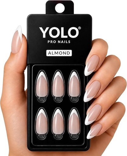 Yolo Pro Fake Nails - A-100 Babe French