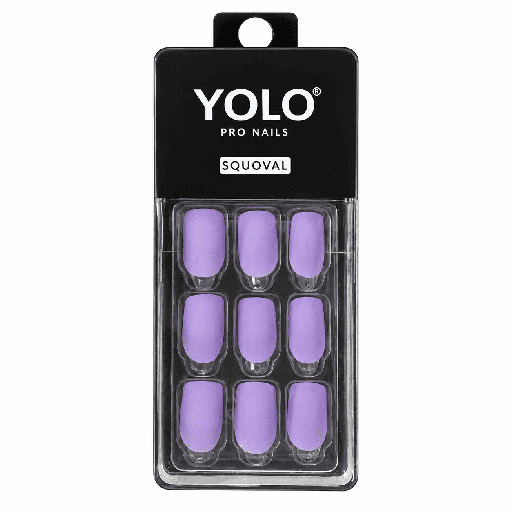 Yolo Squoval Long, Pro Nails SL-104-Lavander
