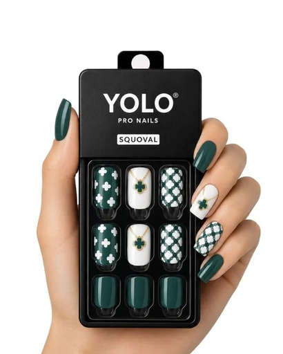 Yolo Squoval Short, Pro Nails SS-112-Lucky