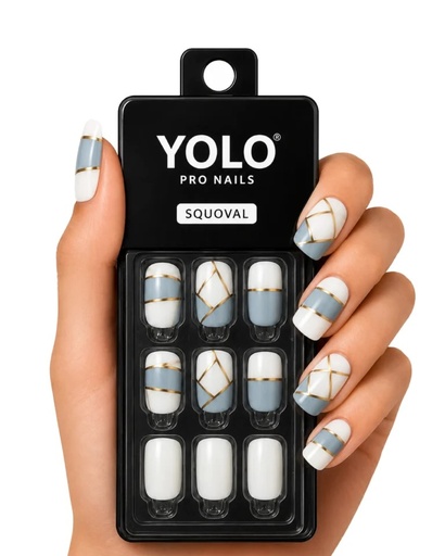 Yolo Squoval Short, Pro Nails SS-123-Geometry