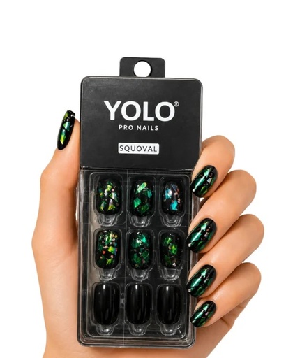Yolo Squoval Short, Pro Nails SS-115-Lunar