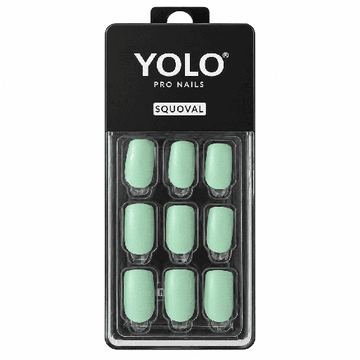 Yolo Squoval Long, Pro Nails SL-103-Matcha