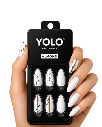 Yolo  Almond, Pro Nails A-110-Granite