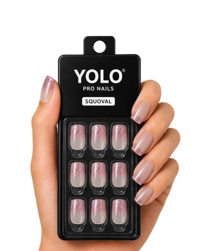 Yolo Squoval Short, Pro Nails SS-120-Mochi