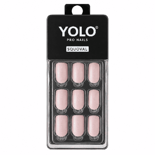 Yolo Squoval Long, Pro Nails SL-102-Ivory
