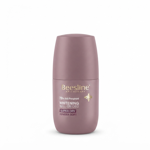 Beesline Whitening Roll On Deodorant Super Dry Powder Soft 72h Protection - 50 ml
