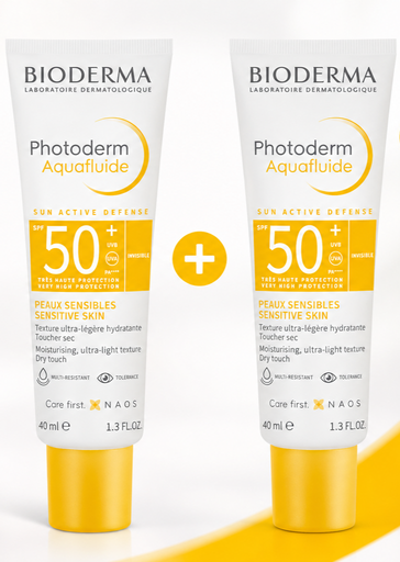 BIODERMA PHOTODERM AQUAFLUIDE 50+SPF 40 ML 1+1