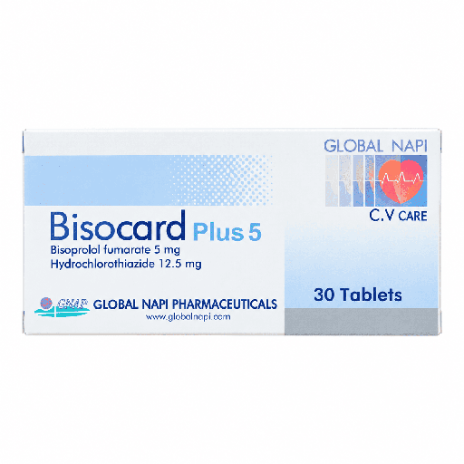 Bisocard Plus 5/12.5 mg 30 Tablets