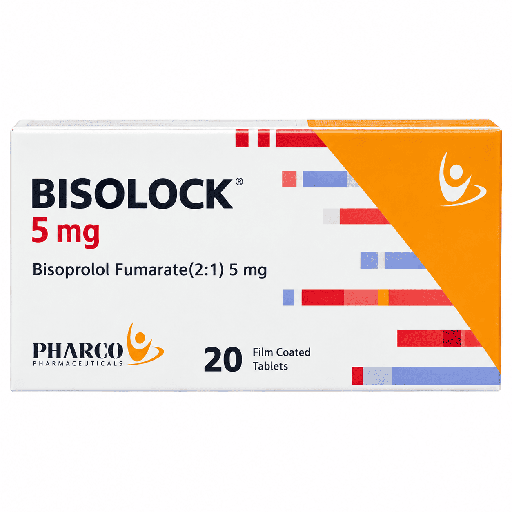 Bisolock 5 mg 30 Film Coated Tablets