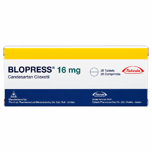 Blopress 16 mg 28 Tablets