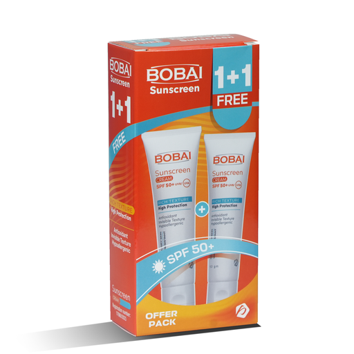 Bobai Sunscreen Cream SPF+50 50 gm (offer 1+1)