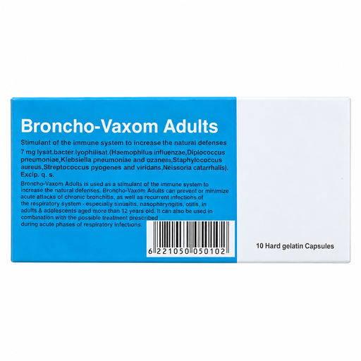 Broncho - Vaxom for Adults 7 mg 10 Capsules