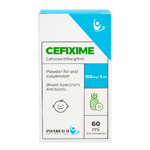 Cefixime 100 mg / 5 ml Powder for Oral Suspension 30 ml